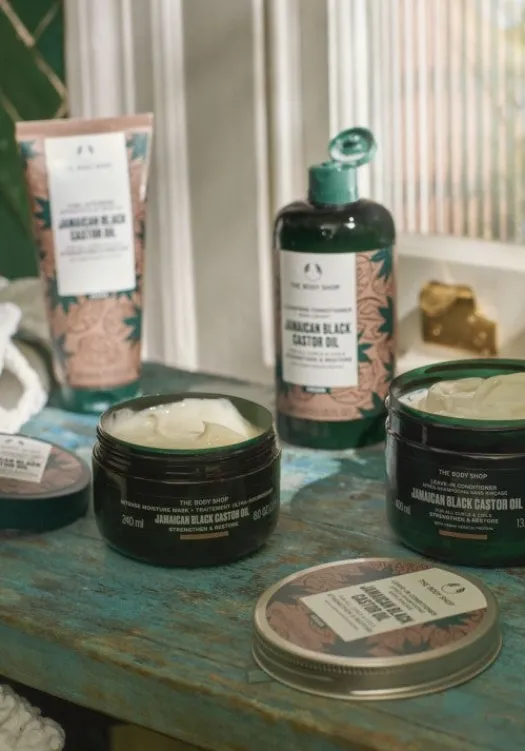 THE BODY SHOP Balsamo | Vedi Tutti Capelli-Balsamo leave-in Olio di Ricino Nero Giamaicano